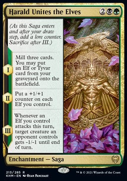 Harald Unites the Elves⁣ - Kaldheim⁣ (Rare)⁣ [213]