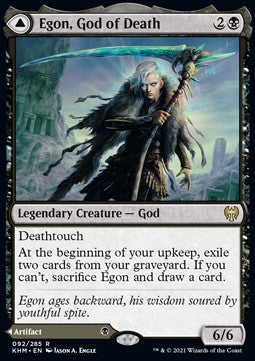 Egon, God of Death // Throne of Death⁣ - Kaldheim⁣ (Rare)⁣ [92]