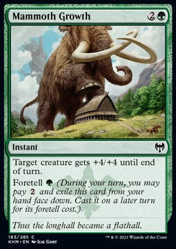 Mammoth Growth⁣ - Kaldheim⁣ (Common)⁣ [183]