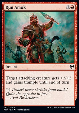Run Amok⁣ - Kaldheim⁣ (Common)⁣ [147]