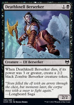 Deathknell Berserker⁣ - Kaldheim⁣ (Common)⁣ [83]