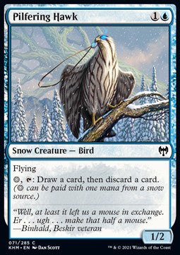 Pilfering Hawk⁣ - Kaldheim⁣ (Common)⁣ [71]