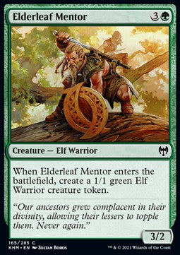 Elderleaf Mentor⁣ - Kaldheim⁣ (Common)⁣ [165]
