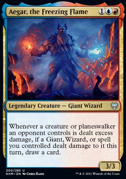 Aegar, the Freezing Flame⁣ - Kaldheim⁣ (Uncommon)⁣ [200]