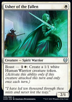 Usher of the Fallen⁣ - Kaldheim⁣ (Uncommon)⁣ [35]