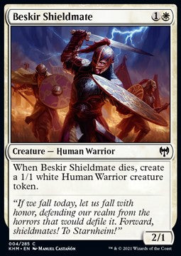 Beskir Shieldmate⁣ - Kaldheim⁣ (Common)⁣ [4]