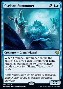 Cyclone Summoner⁣ - Kaldheim⁣ (Rare)⁣ [52]