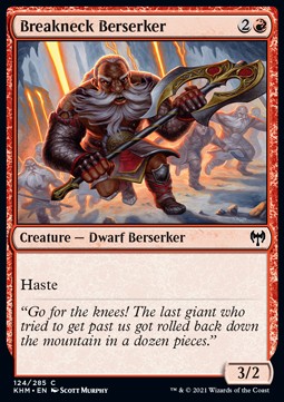 Breakneck Berserker⁣ - Kaldheim⁣ (Common)⁣ [124]