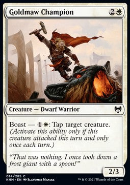 Goldmaw Champion⁣ - Kaldheim⁣ (Common)⁣ [14]