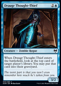 Draugr Thought-Thief⁣ - Kaldheim⁣ (Common)⁣ [55]