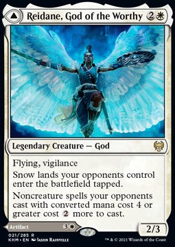 Reidane, God of the Worthy // Valkmira, Protector's Shield⁣ - Kaldheim⁣ (Rare)⁣ [21]