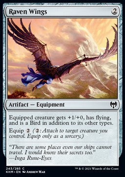 Raven Wings⁣ - Kaldheim⁣ (Common)⁣ [243]
