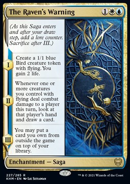 The Raven's Warning⁣ - Kaldheim⁣ (Rare)⁣ [227]