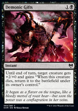 Demonic Gifts⁣ - Kaldheim⁣ (Common)⁣ [84]