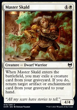 Master Skald⁣ - Kaldheim⁣ (Common)⁣ [19]
