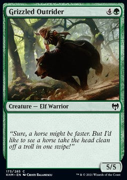 Grizzled Outrider⁣ - Kaldheim⁣ (Common)⁣ [173]