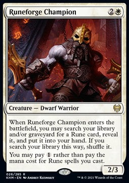Runeforge Champion⁣ - Kaldheim⁣ (Rare)⁣ [26]