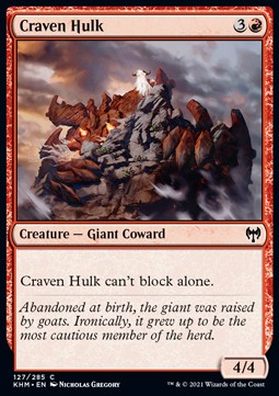 Craven Hulk⁣ - Kaldheim⁣ (Common)⁣ [127]