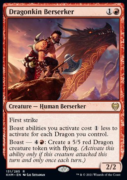 Dragonkin Berserker⁣ - Kaldheim⁣ (Rare)⁣ [131]