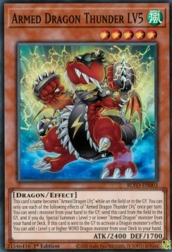 Armed Dragon Thunder LV5⁣ - Blazing Vortex⁣ (Super Rare)⁣ [003]