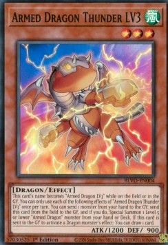 Armed Dragon Thunder LV3⁣ - Blazing Vortex⁣ (Super Rare)⁣ [004]