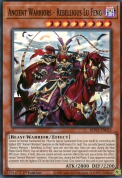 Ancient Warriors - Rebellious Lu Feng⁣ - Blazing Vortex⁣ (Super Rare)⁣ [025]