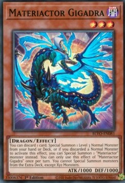 Materiactor Gigadra⁣ - Blazing Vortex⁣ (Super Rare)⁣ [081]