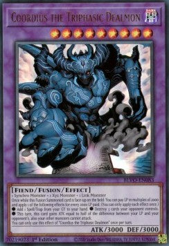 Coordius the Triphasic Dealmon⁣ - Blazing Vortex⁣ (Ultra Rare)⁣ [083]