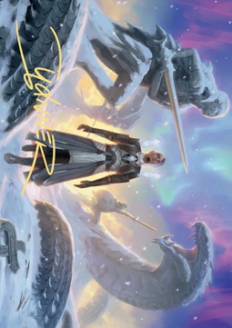Art Series: Search for Glory (V.2)⁣ - Kaldheim: Extras⁣ (Tip Card)⁣ [A07]