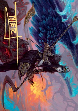 Art Series: Eradicator Valkyrie (V.2)⁣ - Kaldheim: Extras⁣ (Tip Card)⁣ [A25]