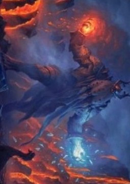 Art Series: Aegar, the Freezing Flame (V.1)⁣ - Kaldheim: Extras⁣ (Tip Card)⁣ [A55]