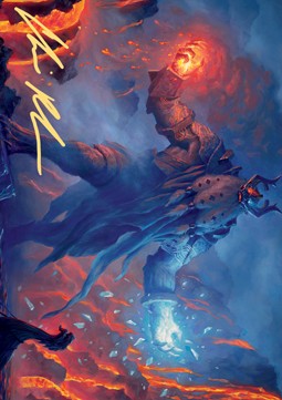 Art Series: Aegar, the Freezing Flame (V.2)⁣ - Kaldheim: Extras⁣ (Tip Card)⁣ [A55]
