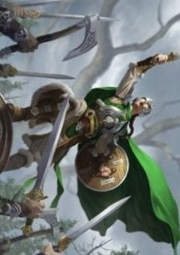 Art Series: Maja, Bretagard Protector (V.1)⁣ - Kaldheim: Extras⁣ (Tip Card)⁣ [A61]