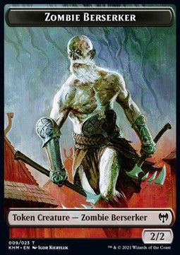 Zombie Berserker Token (Black 2/2)⁣ - Kaldheim: Extras⁣ (Token)⁣ [T09]