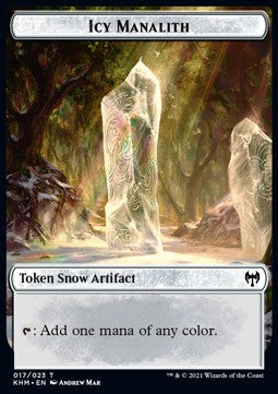 Icy Manalith Token⁣ - Kaldheim: Extras⁣ (Token)⁣ [T17]