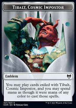 Tibalt, Cosmic Impostor Emblem⁣ - Kaldheim: Extras⁣ (Token)⁣ [T21]