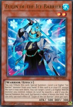 Zuijin of the Ice Barrier⁣ - Structure Deck: Freezing Chains⁣ (Ultra Rare)⁣ [005]