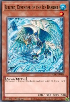 Blizzed, Defender of the Ice Barrier⁣ - Structure Deck: Freezing Chains⁣ (Common)⁣ [006]
