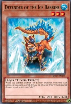 Defender of the Ice Barrier⁣ - Structure Deck: Freezing Chains⁣ (Common)⁣ [009]