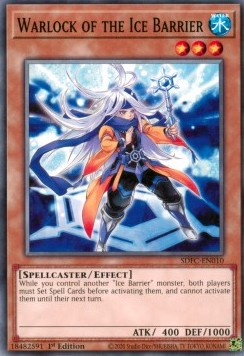 Warlock of the Ice Barrier⁣ - Structure Deck: Freezing Chains⁣ (Common)⁣ [010]