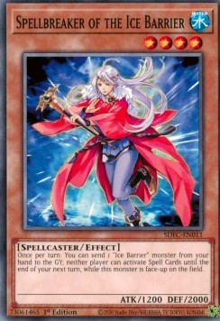 Spellbreaker of the Ice Barrier⁣ - Structure Deck: Freezing Chains⁣ (Common)⁣ [011]