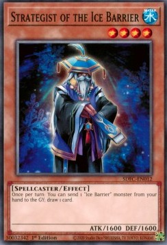 Strategist of the Ice Barrier⁣ - Structure Deck: Freezing Chains⁣ (Common)⁣ [012]