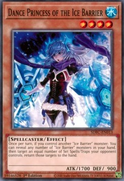 Dance Princess of the Ice Barrier⁣ - Structure Deck: Freezing Chains⁣ (Common)⁣ [013]