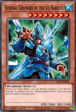 General Grunard of the Ice Barrier⁣ - Structure Deck: Freezing Chains⁣ (Common)⁣ [018]