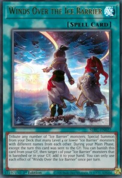 Winds Over the Ice Barrier⁣ - Structure Deck: Freezing Chains⁣ (Ultra Rare)⁣ [027]