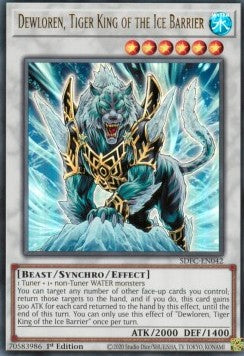 Dewloren, Tiger King of the Ice Barrier⁣ - Structure Deck: Freezing Chains⁣ (Ultra Rare)⁣ [042]