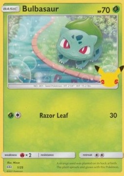 Bulbasaur⁣ - McDonald's Collection 25th Anniversary⁣ (Promo)⁣ [1]