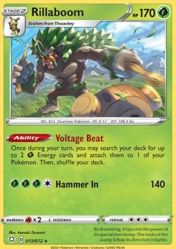 Rillaboom⁣ - Shining Fates⁣ (Holo Rare)⁣ [13]