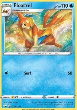 Floatzel⁣ - Shining Fates⁣ (Uncommon)⁣ [23]
