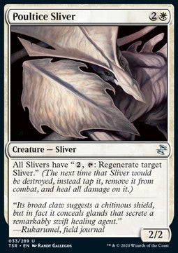 Poultice Sliver⁣ - Time Spiral Remastered⁣ (Uncommon)⁣ [33]
